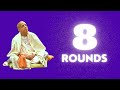 Srila prabhupada chanting japa 8 rounds 715 mins each round