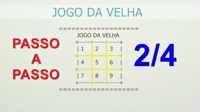 Aprenda a fazer o ALGORITMO de Jogo da Velha Completo (1/4) 