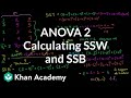 Anova 2 calculating ssw and ssb total sum of squares within and between khan academy mp3