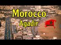 جولة في شوارع مدينة اكادير باتجاه حي السلام Walking Agadir Ville Morocco