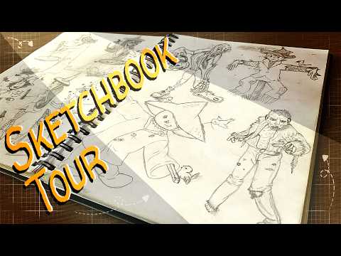 My First & Old Sketchbook Tour (2018–2019) / Скетчбук тур #sketchbooktour #sketchbook #скетчбук