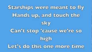 Starships - Nicki Minaj - Lyrics