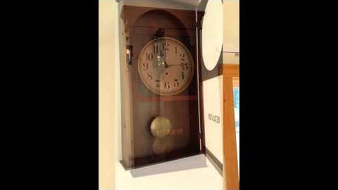 Antique wind up clock conversion to Atomic clock
