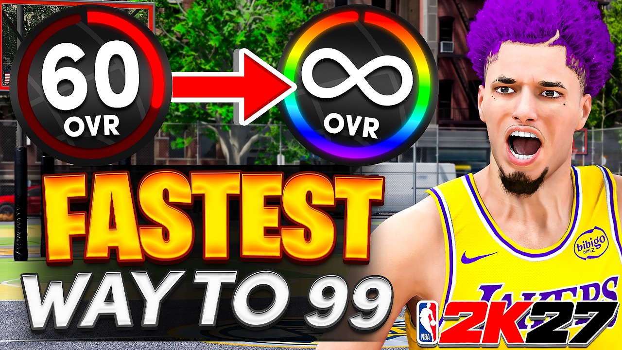 GET 99 OVERALL IN ONE DAY! FASTEST 99 OVERALL METHOD NBA 2K27