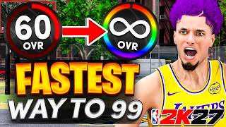 GET 99 OVERALL IN ONE DAY! FASTEST 99 OVERALL METHOD NBA 2K27 screenshot 2