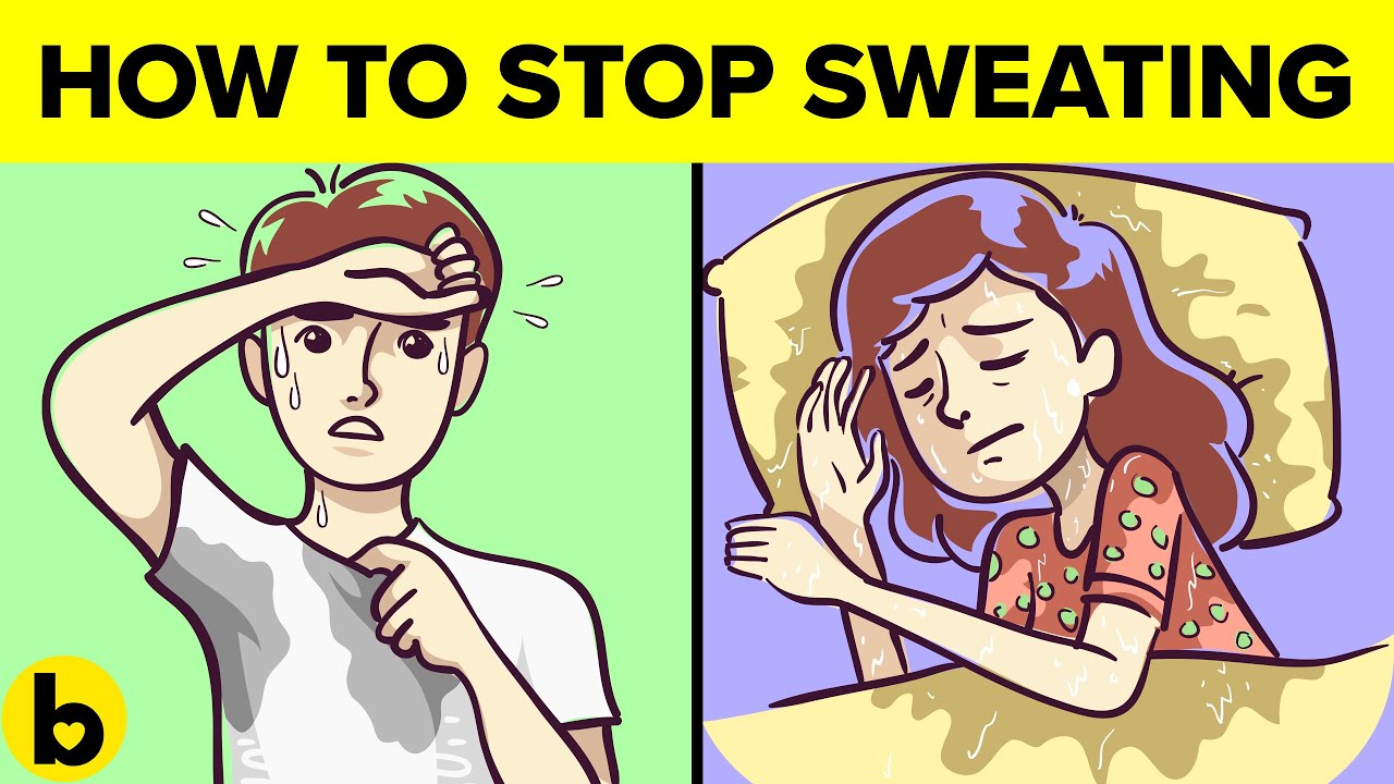 10 Ways To Make Yourself Sweat Less - YouTube