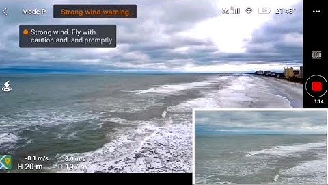 Dji Mavic Mini Long-Range Flight Extreme Wind! Flying through WiFi Interference Zone!😱