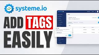 How to Add Tags in Systeme.io 2026 (Easily)