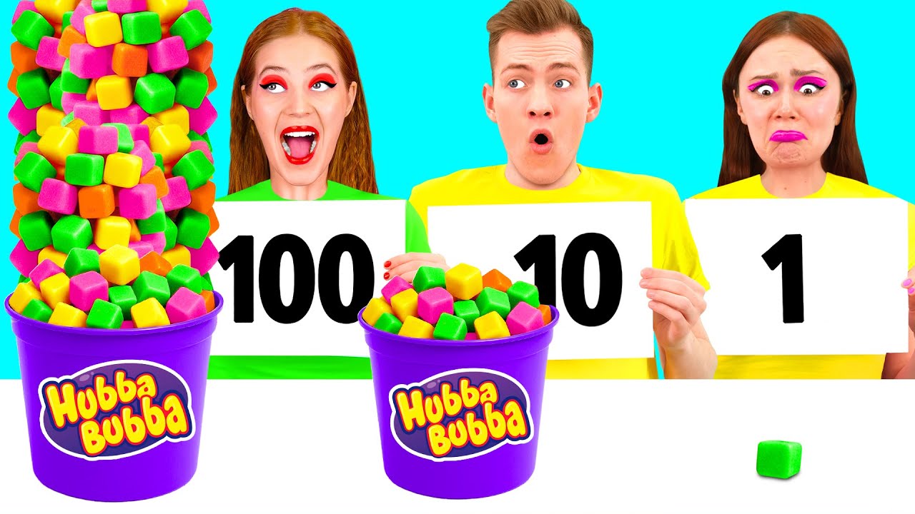 100 Слоев Еды Челлендж | Удивительные Лайфхаки и Хитрости от PaRaRa Challenge