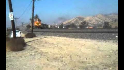 BNSF double stack train. Tehachapi Loop