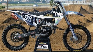 Motocross Action Tests Carson Browns Jmc Husqvarna Fc250 Supercross Race Bike