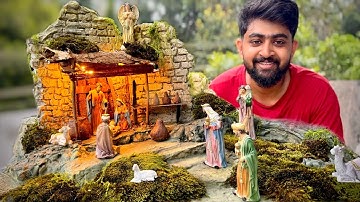 Italian Style Christmas Nativity Scene | Christmas Crib Making Ideas