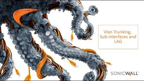 SonicWall Vlan Trunking, sub-interfaces and LAG