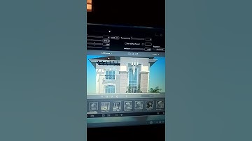 Rendering of a simple six bedroom  duplex with artlantis studio