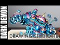 ドラクエ 暗黒の魔人 イラストメイキング | Drawing studio 118