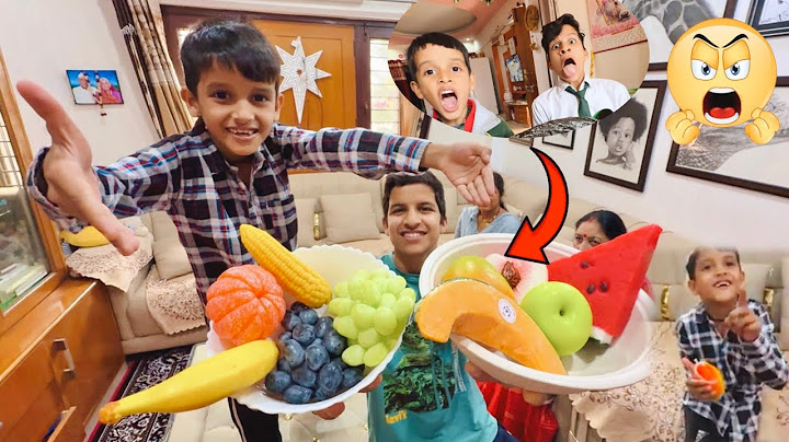 Kunali Fake Fruit Prank with family 😂 @souravjvlogs