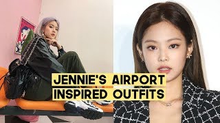 Blackpink Jennie's Airport Fashion Inspired Outfits (ft. PUMA Cell Endura) | Q2HAN