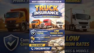 📞 Truck Insurance 24×7 – Call 7002809330 ✅ #24x7service #automobile #businessprotection