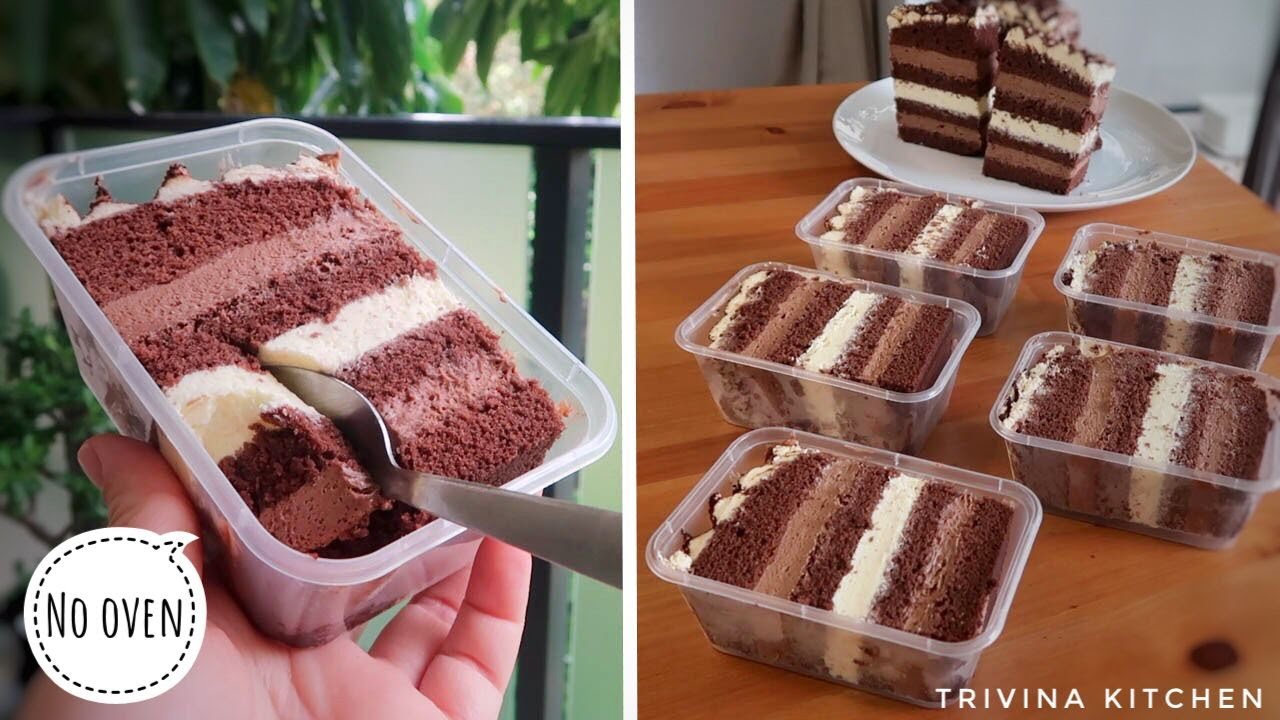 ⁣Chocolate Cakenya Dibuat Gini Saja! Jadi Dessert Box yang Cantik