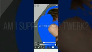 TXT HUENING KAI with blue hair #Shorts | am I supposed To twerk? screenshot 4