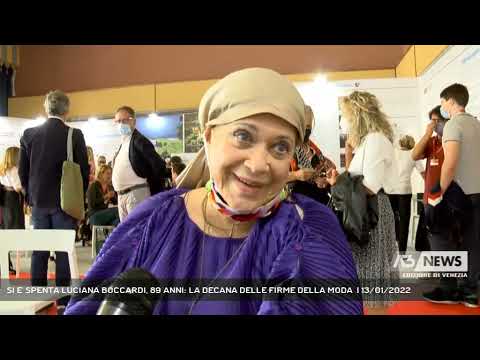 SI E' SPENTA LUCIANA BOCCARDI, 89 ANNI: LA DECANA DELLE FIRME DELLA MODA  | 13/01/2022