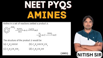 Aniline in a set of reactions yielded a product D.