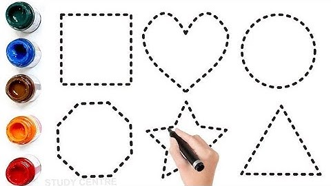 How to Draw 2D Shapes | Easy Shapes Drawing for Kids & Beginners