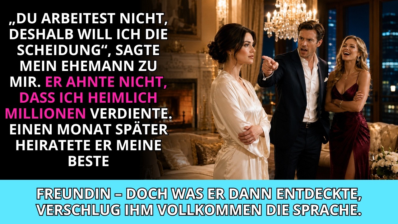 Als ich meinen Mann beim Fremdgehen mit meiner besten Freundin erwischte, schwieg ich und tat nur...