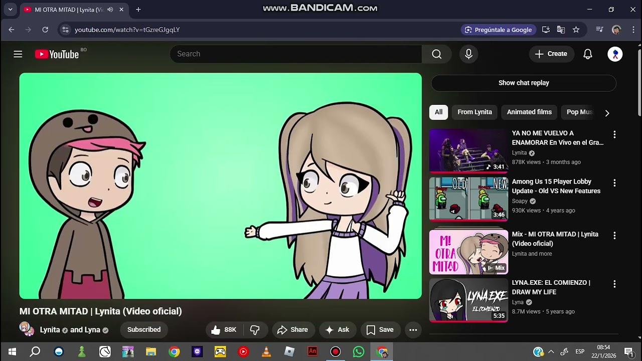MI OTRA MITAD / Canción de Lyna y Dani