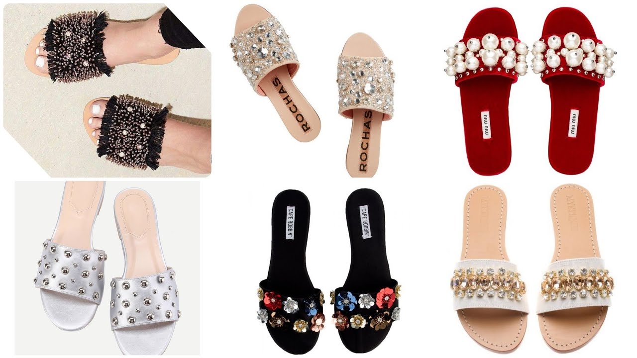 Embellish Fancy Sandals For Weddings Ceremonies/Stunning Designs Of  Sandals,Heels 2019