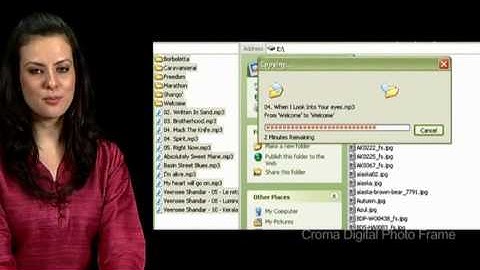 Croma Digital Photoframe - How to Load Music