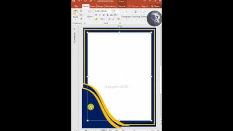 Certificate design in PowerPoint || Modern certificate design idea #shortvideo #powerpoint