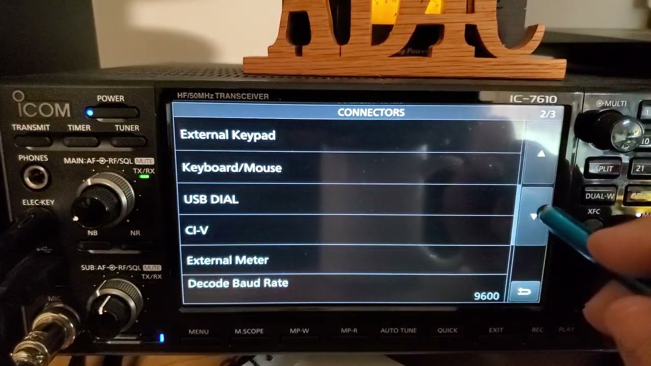202 IC7610 Tx ground - YouTube