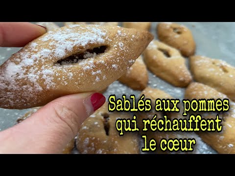 🍎❤️-sablÉs-aux-pommes-qui-rÉchauffent-le-cŒur-♥️---recette-facile-et-rapide