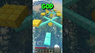 Minecraft Parkour: NOOB vs PRO vs GOD vs TECHNO #shorts