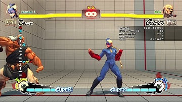 Ultra Street Fighter 4 Omega Mode Decapre New Moves (Motion character?)