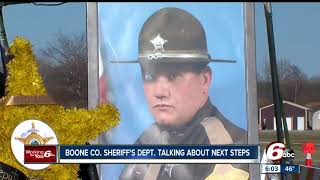 Boone Co. sheriff talks about next steps following the death of Dep. Jacob Pickett