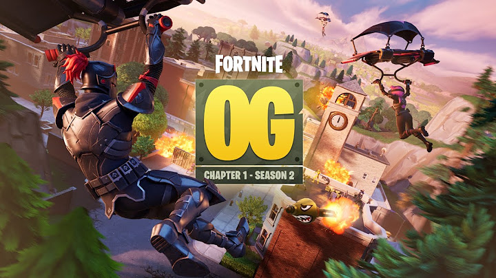 Go Full Tilt - Fortnite OG Chapter 1 Season 2 is Live!