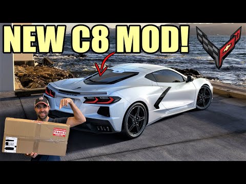 NEW C8 Corvette Beautiful ENGINE BAY MOD Install!