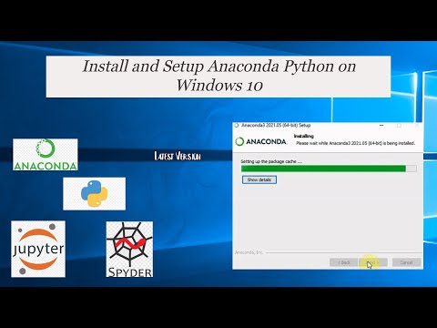 How to install anaconda python on Windows 10 | Install Anaconda, Jupyter Notebook and Spyder