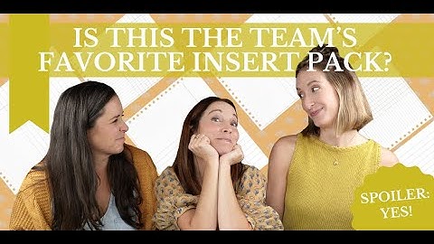 How to Use the Checklist Insert Pack | OMG Planners with Laurel Denise