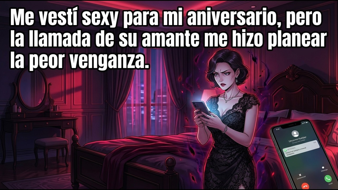 Me vestí sexy para mi aniversario, pero la llamada de su amante me hizo planear la peor venganza.