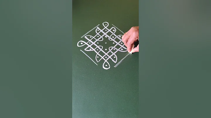 New Year Rangoli 🌹 #dotsrangoli #muggulu #traditionalkolam #rangolidesigns #newyearrangoli #viral