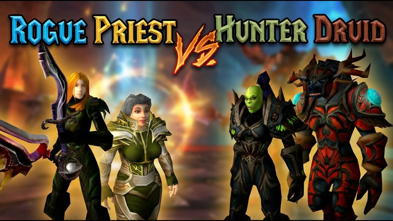 Жестокий матч - Разбойник Жрец против Охотника Друида (PTR) 