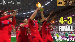 FIFA 23 - ENGLAND VS ARGENTINA - FIFA WORLD CUP 2022 FINAL - HIGHLIGHTS | PS5™ [4K60]