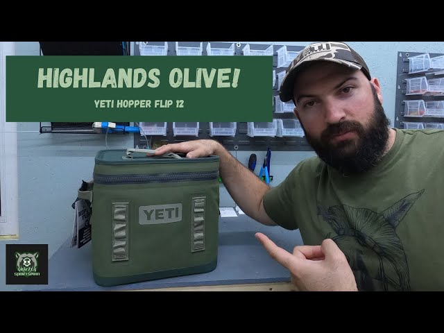 YETI Hopper Flip 12 Insulated Personal Cooler, Highlands Olive in