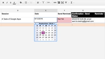 Tutorial - Automatically send email reminders from Google Sheets with formMule