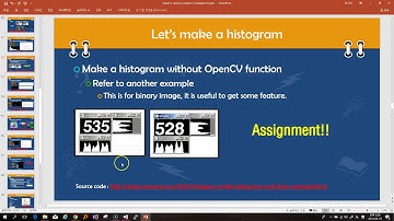 OpenCV Lecture - 6_1.Histogram(2/6) : Histogram make & draw