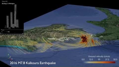 2016 Mw7.8 Kaikoura earthquake simulation and response of buildings in Wellington