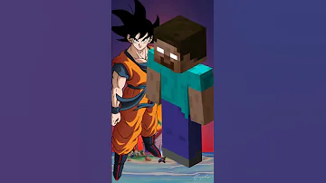 غوكو ضد ماين كرافت من الاقوى Goku Vs Minecraft Who Is Strogest 